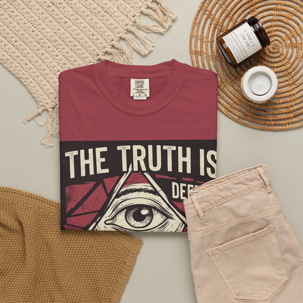The Truth Is Deeper Than You Think T-Shirt | Conspiracy Graphic Tee