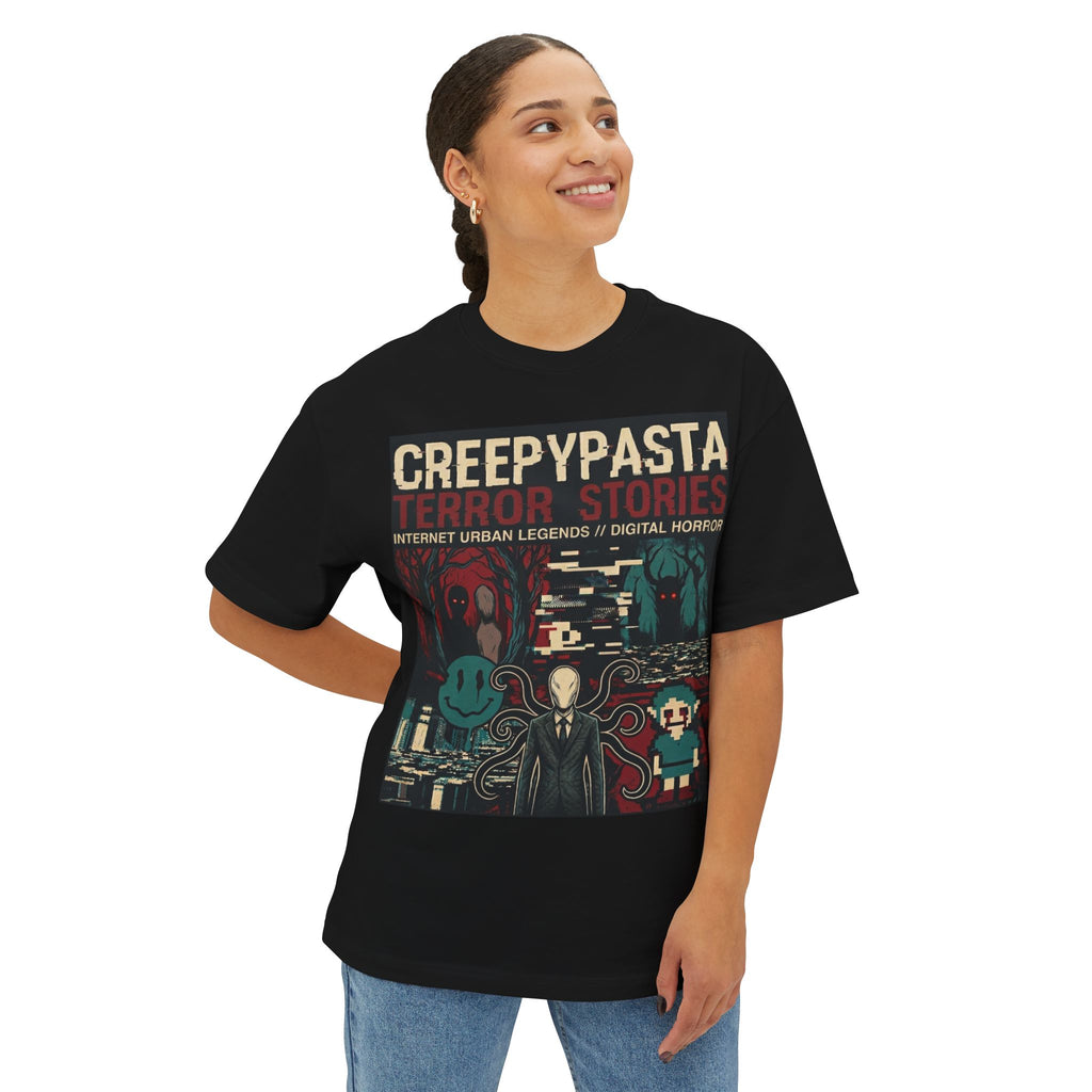 Slenderman Creepypasta Horror Tee — Internet Terror Stories Graphic T-Shirt