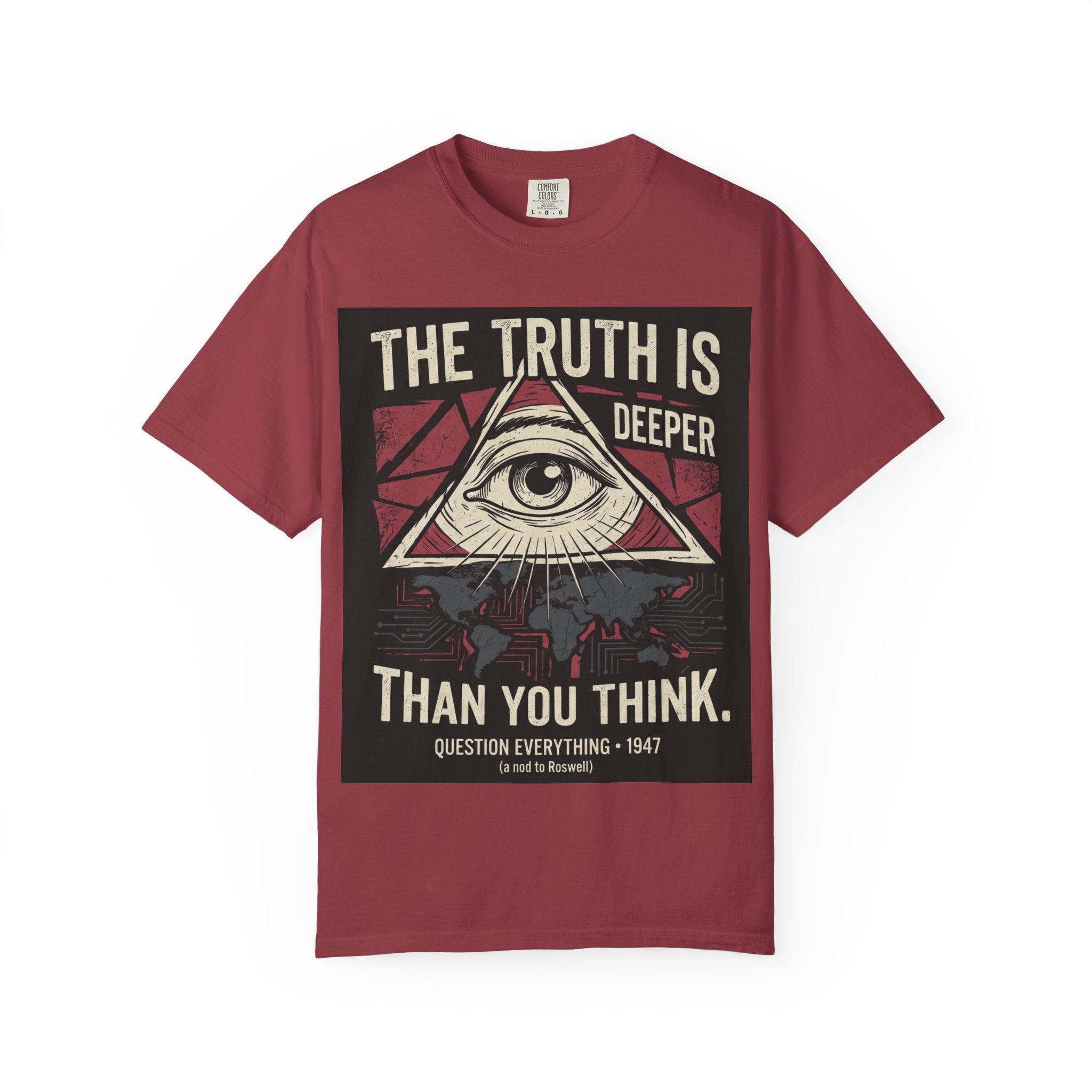 The Truth Is Deeper Than You Think T-Shirt | Conspiracy Graphic Tee