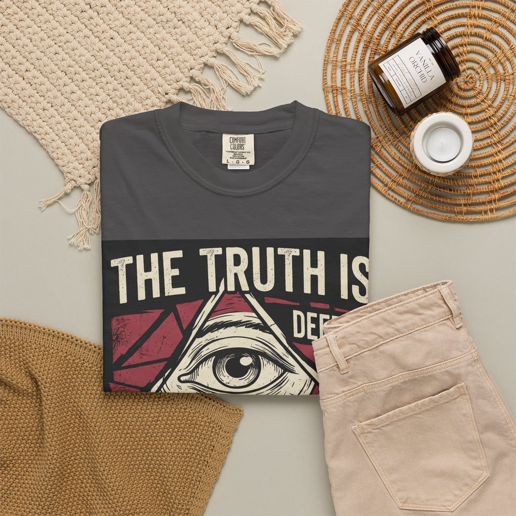 The Truth Is Deeper Than You Think T-Shirt | Conspiracy Graphic Tee