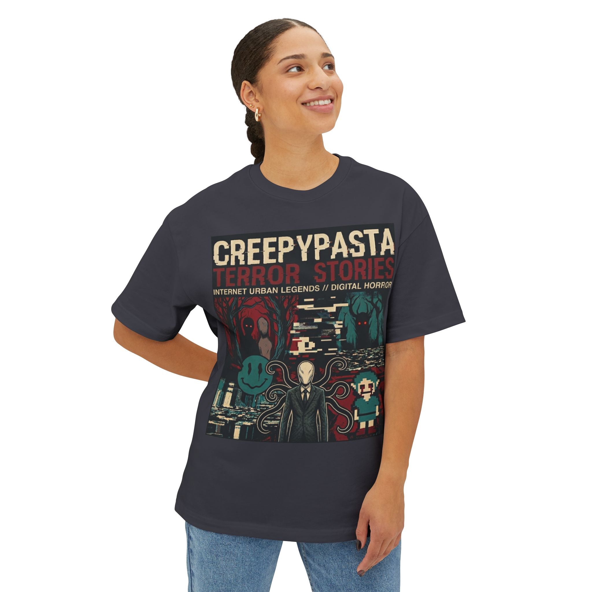 Slenderman Creepypasta Horror Tee — Internet Terror Stories Graphic T-Shirt