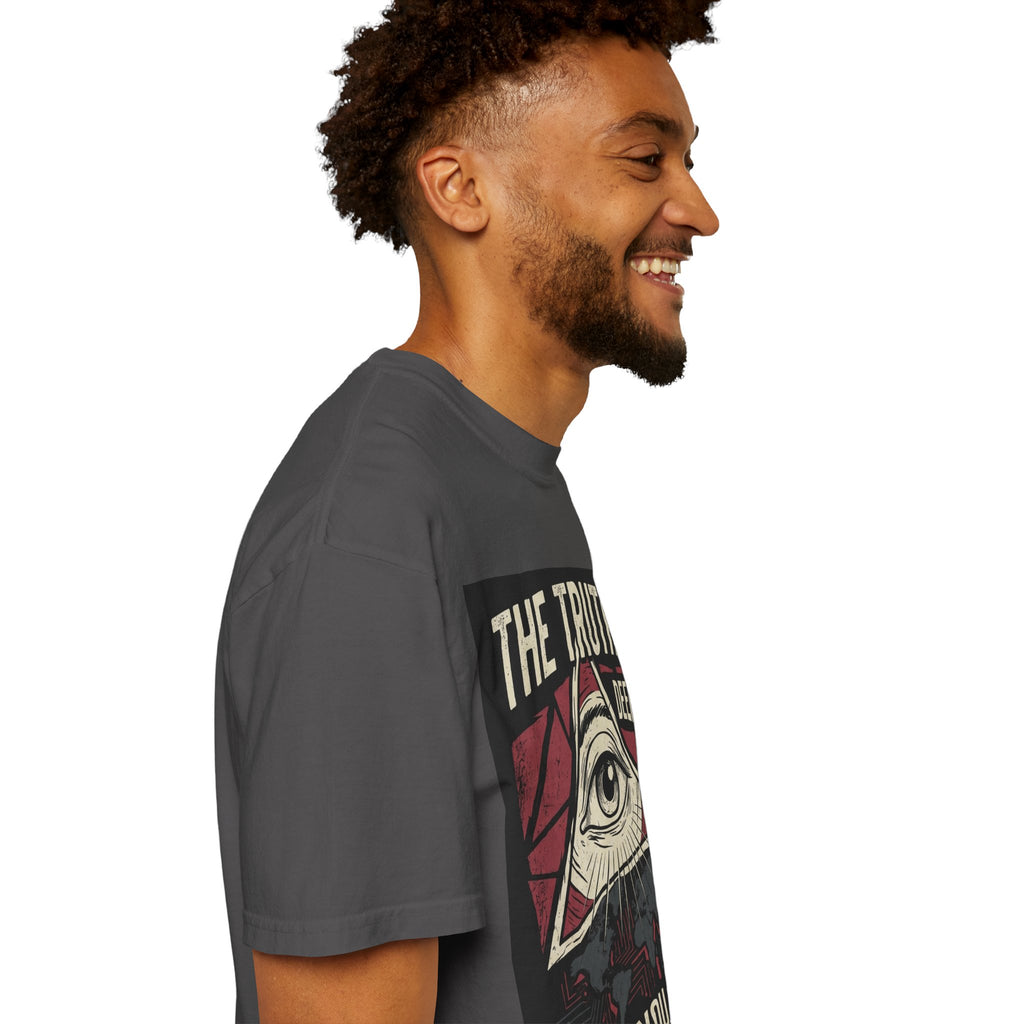 The Truth Is Deeper Than You Think T-Shirt | Conspiracy Graphic Tee