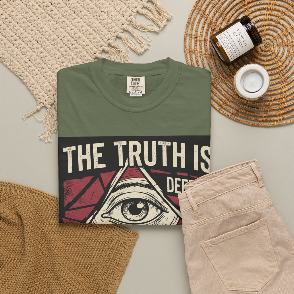 The Truth Is Deeper Than You Think T-Shirt | Conspiracy Graphic Tee