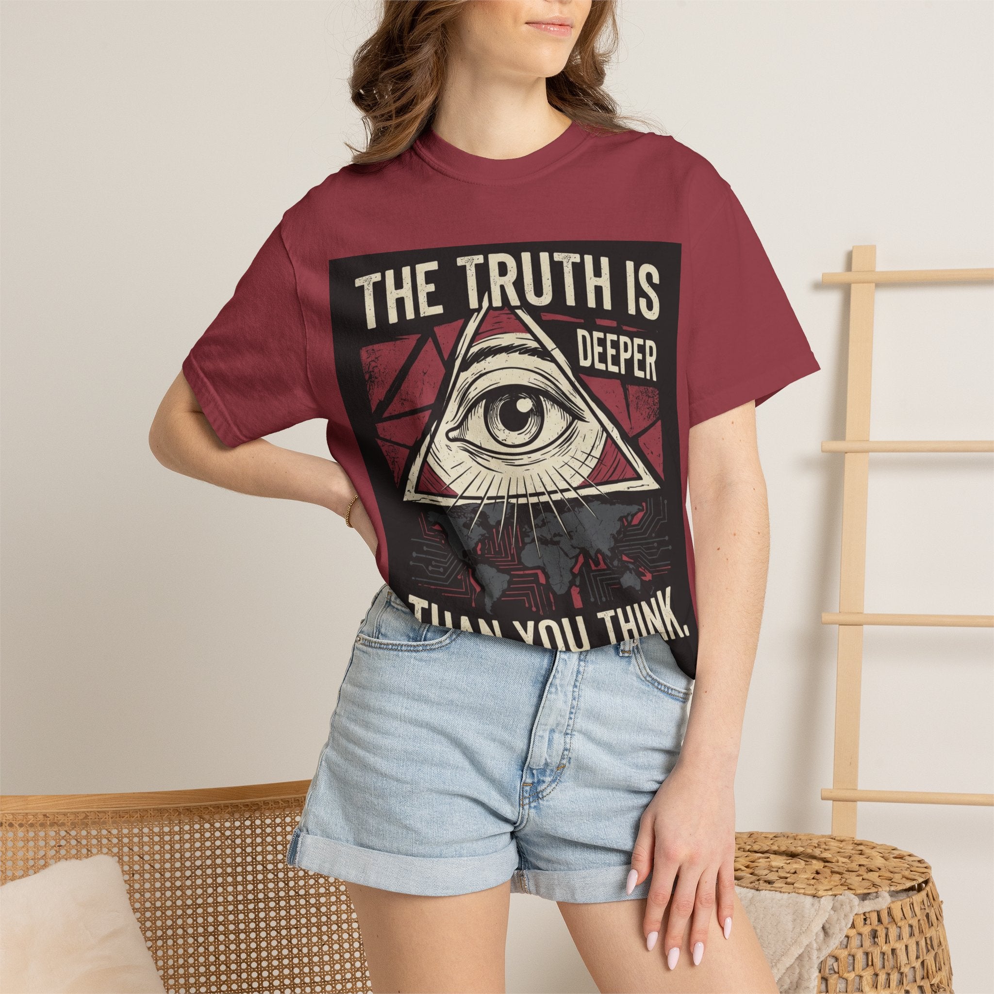 The Truth Is Deeper Than You Think T-Shirt | Conspiracy Graphic Tee