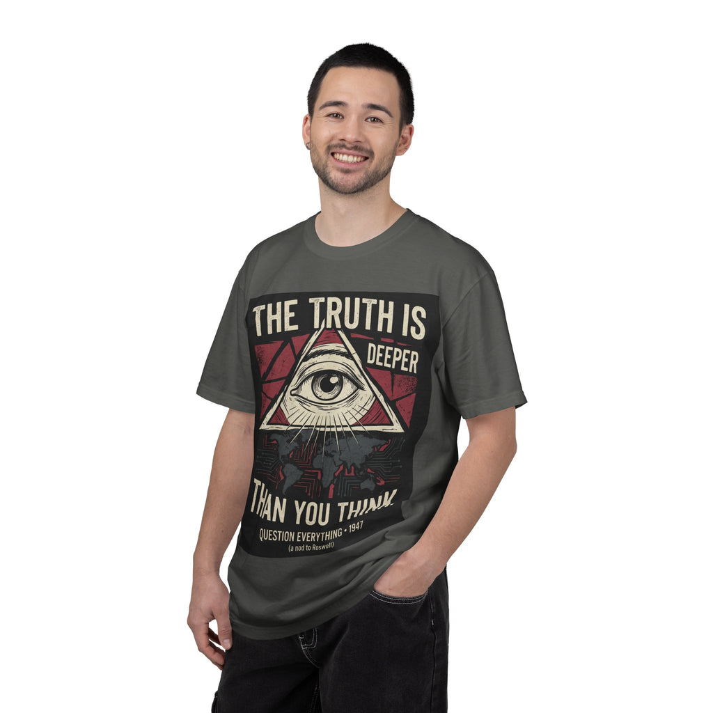 The Truth Is Deeper Than You Think T-Shirt | Conspiracy Graphic Tee