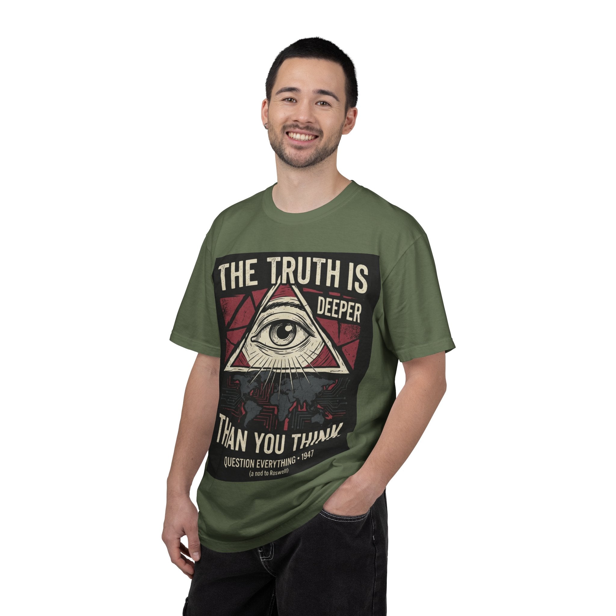The Truth Is Deeper Than You Think T-Shirt | Conspiracy Graphic Tee