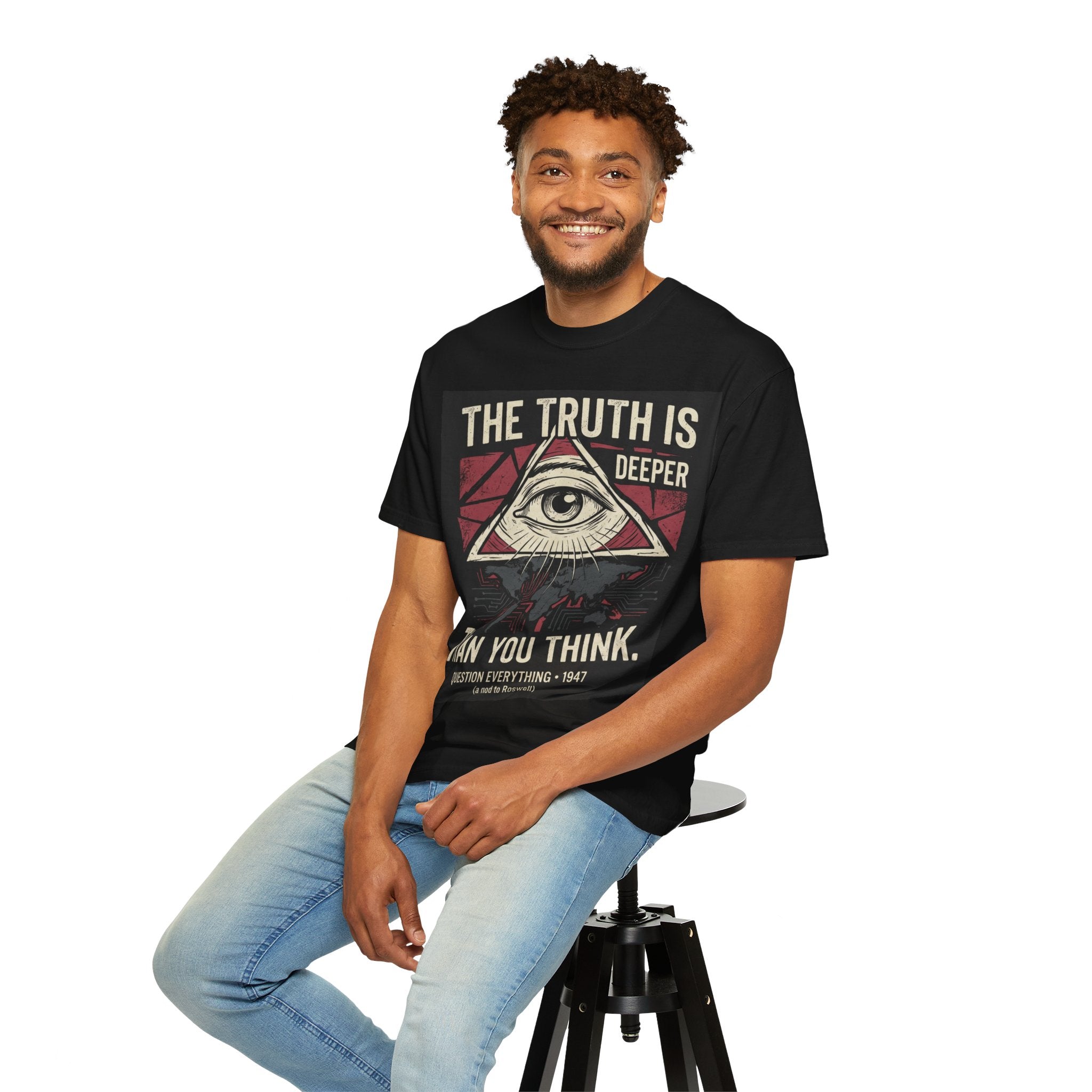 The Truth Is Deeper Than You Think T-Shirt | Conspiracy Graphic Tee