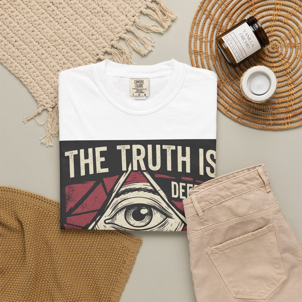 The Truth Is Deeper Than You Think T-Shirt | Conspiracy Graphic Tee