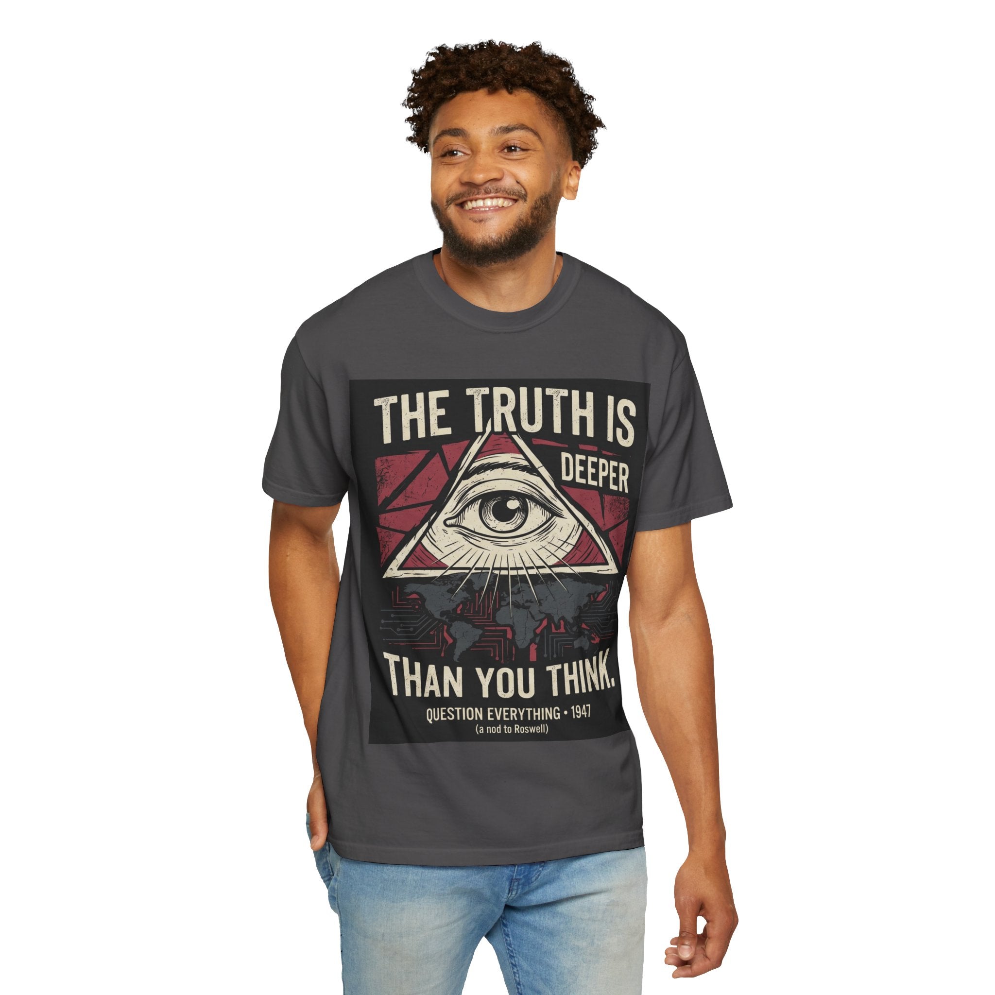 The Truth Is Deeper Than You Think T-Shirt | Conspiracy Graphic Tee