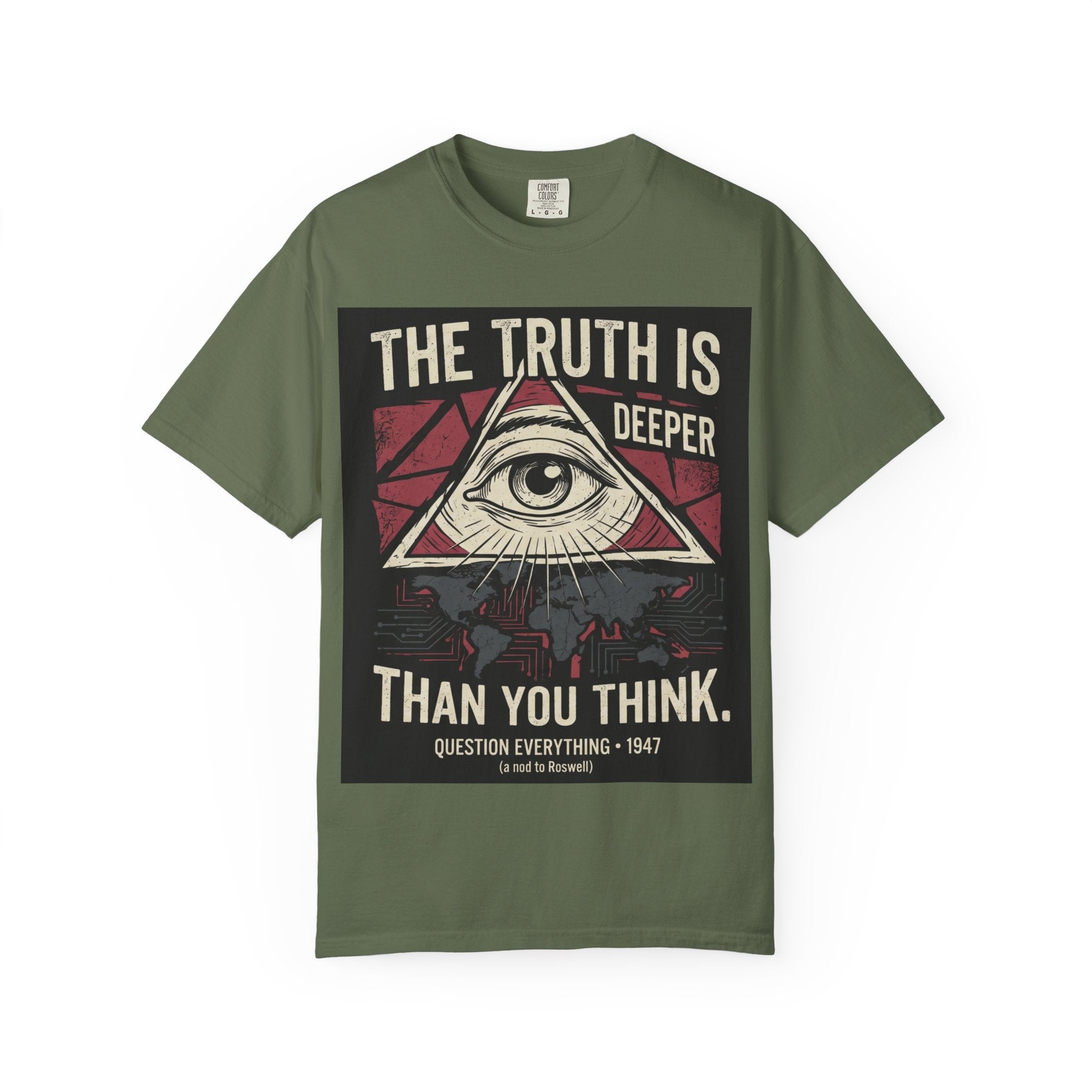 The Truth Is Deeper Than You Think T-Shirt | Conspiracy Graphic Tee