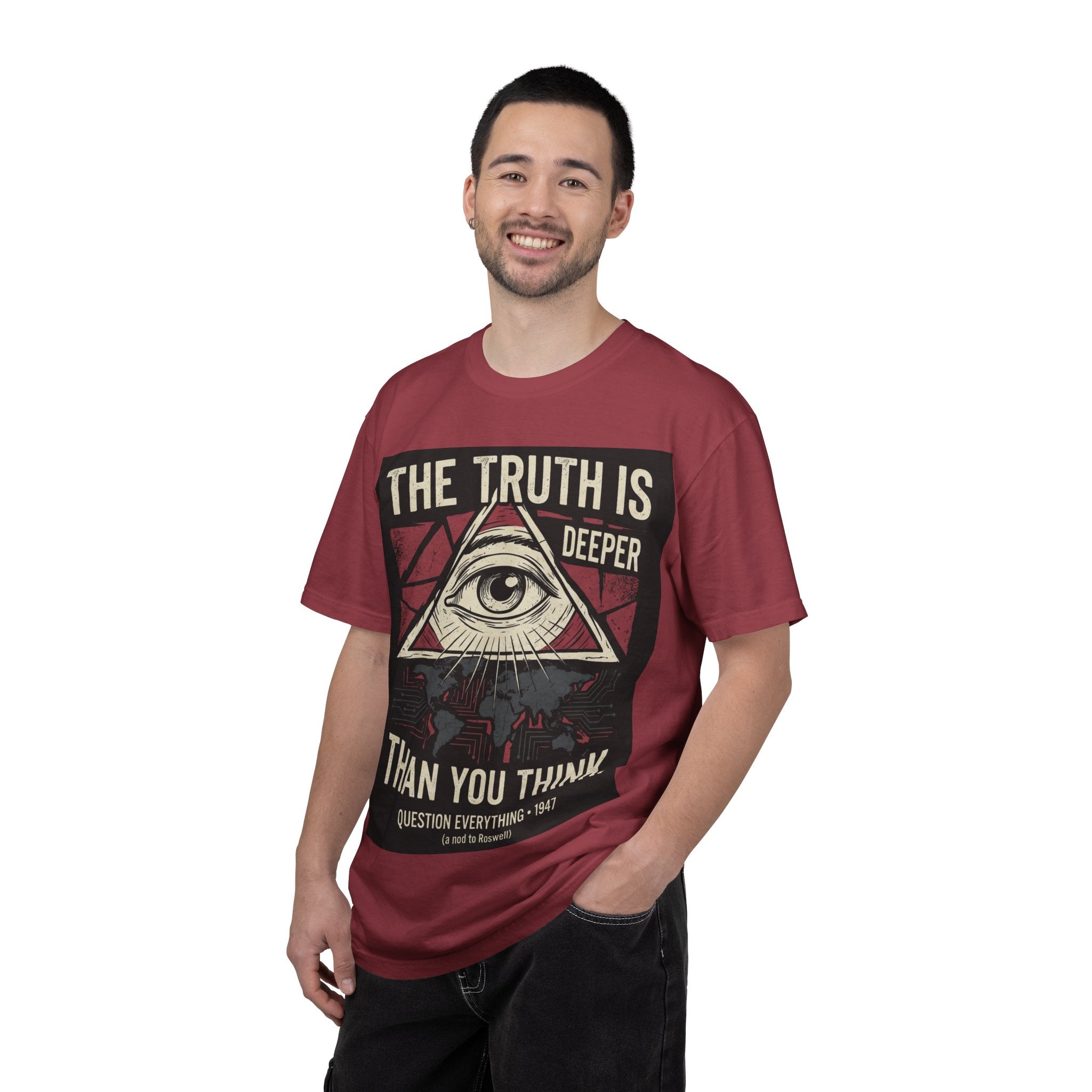 The Truth Is Deeper Than You Think T-Shirt | Conspiracy Graphic Tee