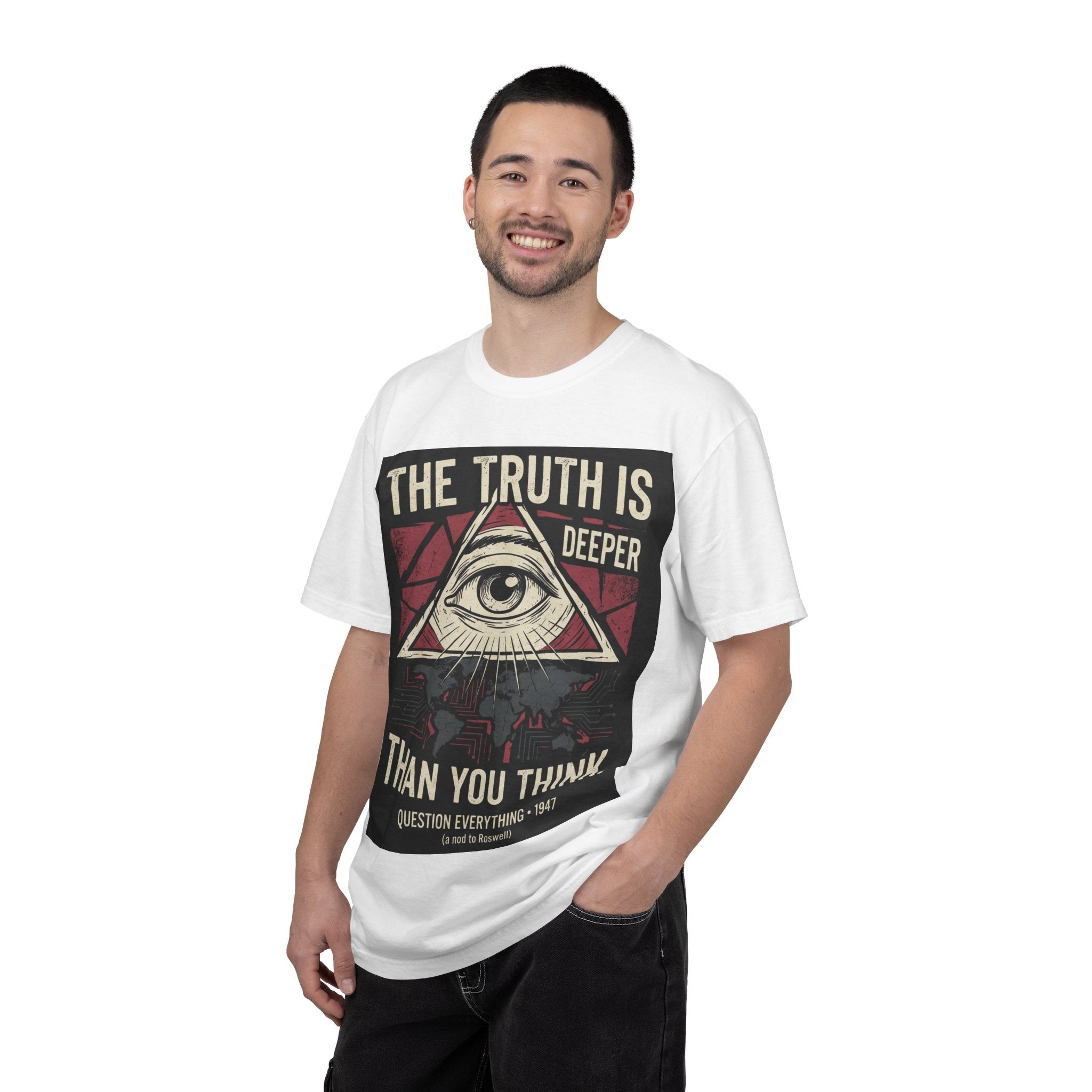 The Truth Is Deeper Than You Think T-Shirt | Conspiracy Graphic Tee
