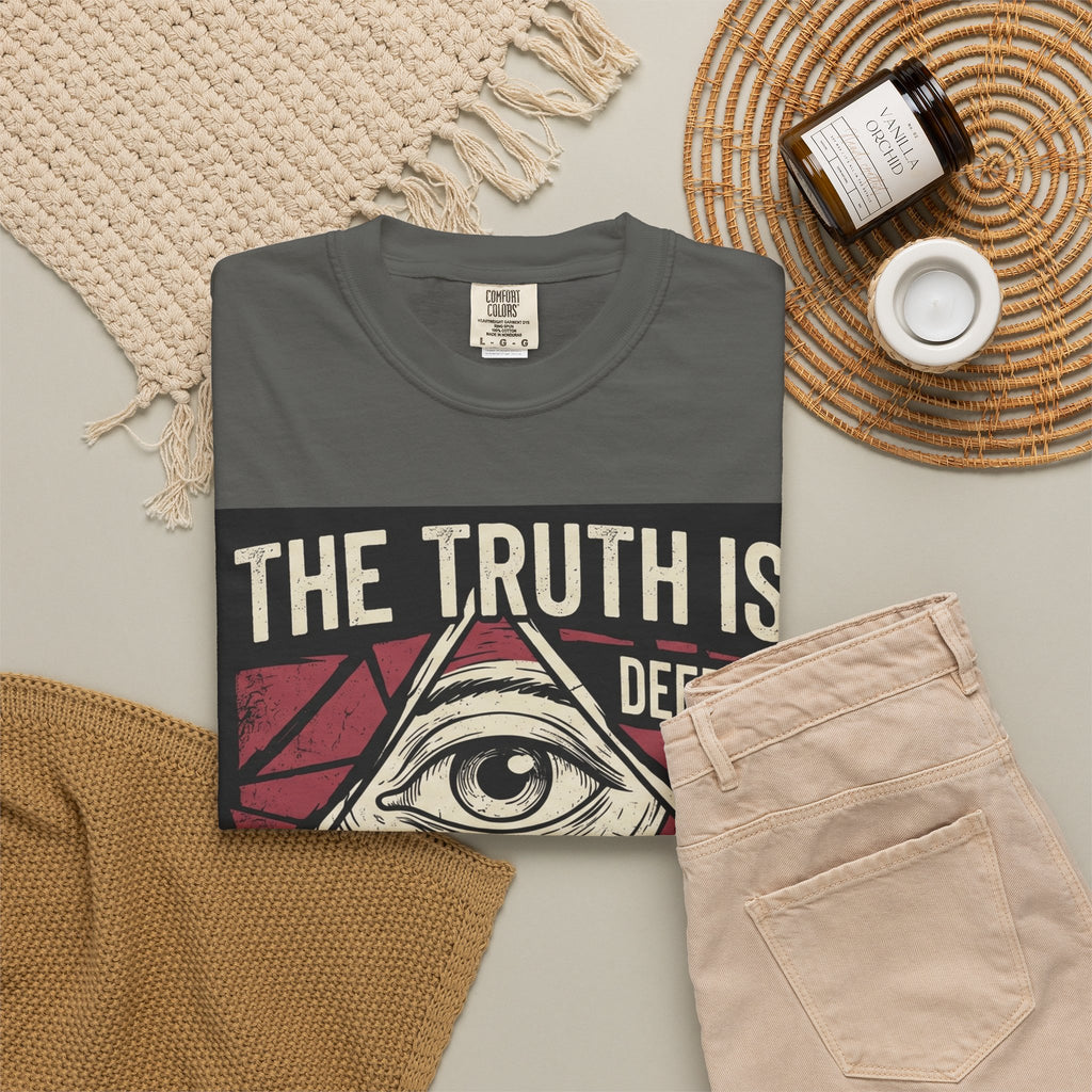 The Truth Is Deeper Than You Think T-Shirt | Conspiracy Graphic Tee