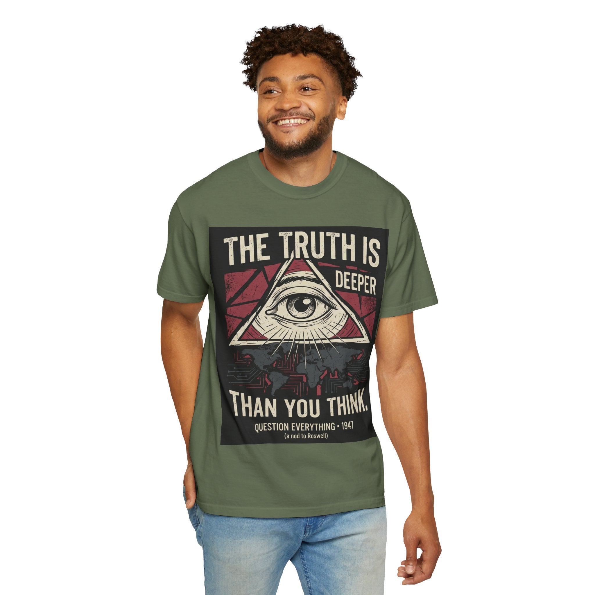 The Truth Is Deeper Than You Think T-Shirt | Conspiracy Graphic Tee